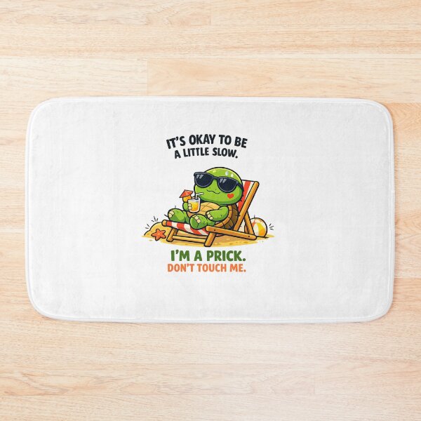 Item preview, Relaxed Turtle Slow Down Funny Aesthetic Sticker - Self Care Aesthetic Art designed and sold by MIROUZ2000.