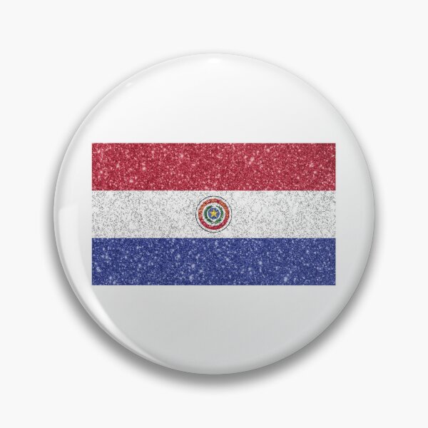 Item preview, paraguay glitter flag designed and sold by designsbysamantha.