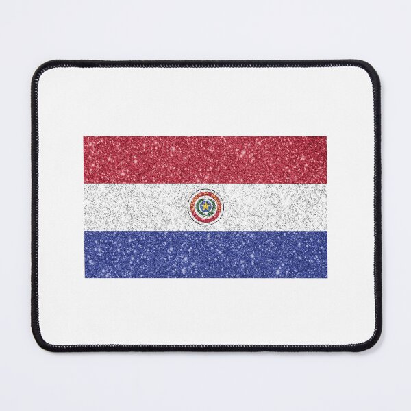 Item preview, paraguay glitter flag designed and sold by designsbysamantha.