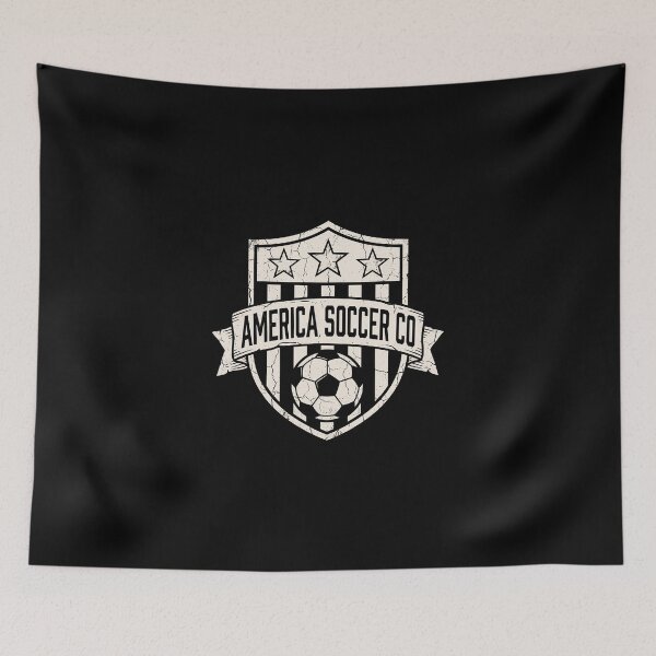Item preview, Vintage Usa Soccer Shield Art Tee JUN-294 designed and sold by noberic.