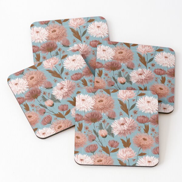 Item preview, Classic Chrysanthemum Texture  - Flower Garden Pattern - Retirement Gifts for Husband designed and sold by RoyalStarsPatts.