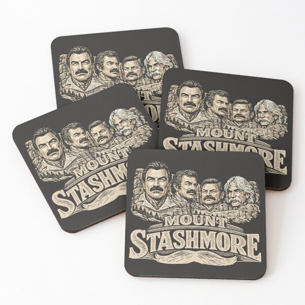 Item preview, Mount Stashmore - Celebrity Mustaches - Burt Reynolds - Tom Selleck designed and sold by krewyork.