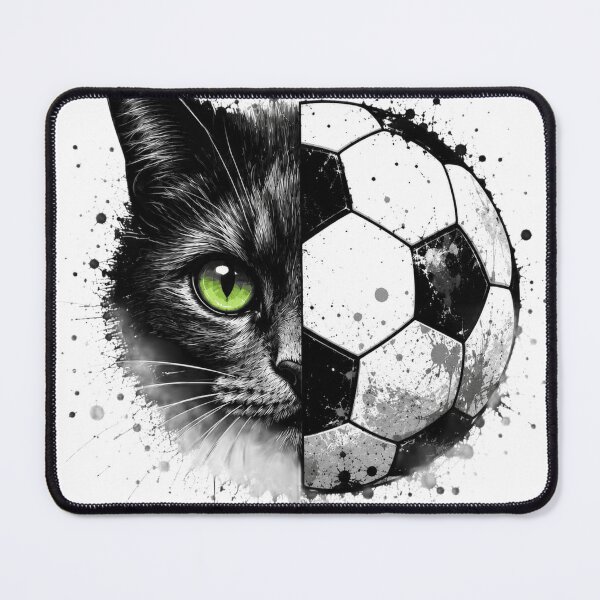 Item preview, Game Face | Half Cat Half Football Graphic Tee designed and sold by Nexahubonline.