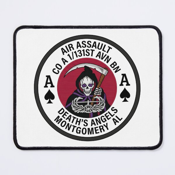 Item preview, Alabama National Guard Company A, 1st Battalion, 131st Aviation Regiment "Death's Angels" Emblem designed and sold by CharlieDesings.