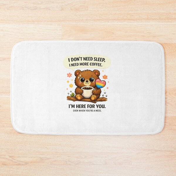 Item preview, Cute Supportive Bear Hug Quote Sticker - Mental Health Awareness Art designed and sold by MIROUZ2000.
