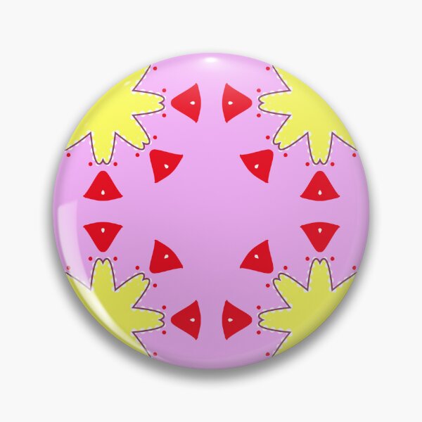 Item preview, Vibrant Pink and Red Bell Mandala Design designed and sold by Tinsleybluebell.