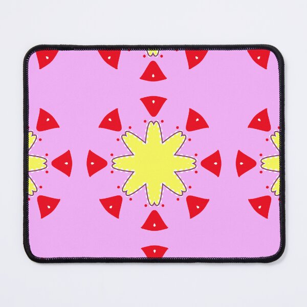 Item preview, Vibrant Pink and Red Bell Mandala Design designed and sold by Tinsleybluebell.