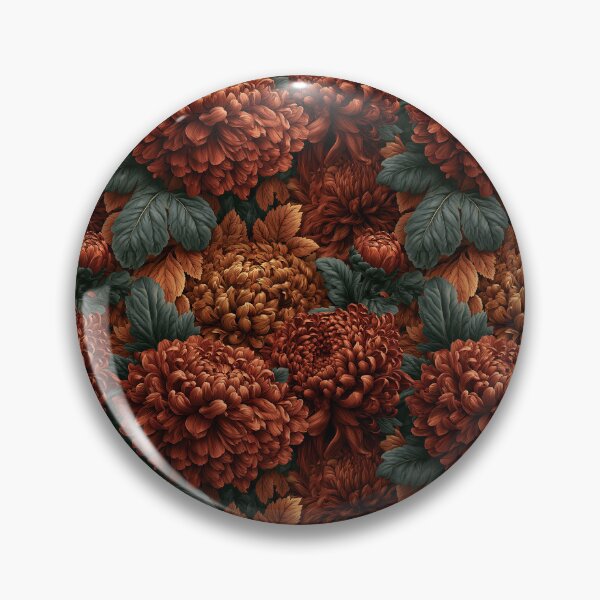 Item preview, Bold Chrysanthemum Flower  - Botanical Garden Pattern - Secret Santa Gifts designed and sold by RoyalStarsPatts.