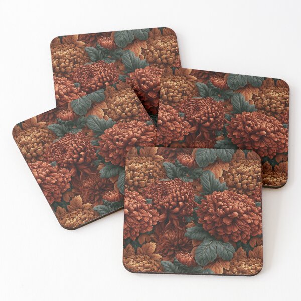 Item preview, Bold Chrysanthemum Flower  - Botanical Garden Pattern - Secret Santa Gifts designed and sold by RoyalStarsPatts.