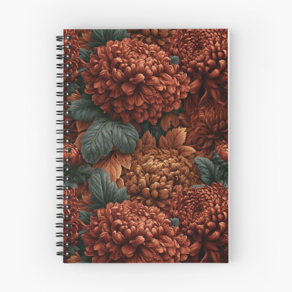 Item preview, Bold Chrysanthemum Flower  - Botanical Garden Pattern - Secret Santa Gifts designed and sold by RoyalStarsPatts.