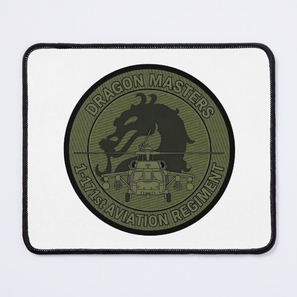 Item preview, 1st Battalion, 171st Aviation Regiment "Dragon Masters" Subdued Insignia designed and sold by CharlieDesings.