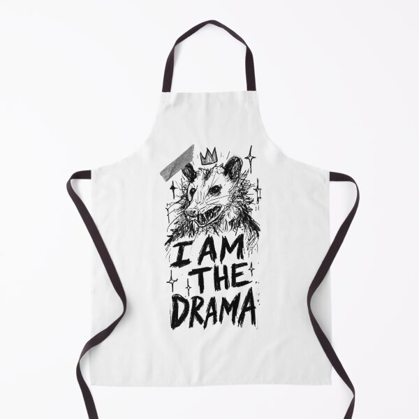 Item preview, I AM THE DRAMA Sticker, Black White Opossum Anti Design, Narcissist Survivor Minimalist designed and sold by HealingEraInk.