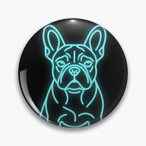 Artikelvorschau, Minimalist French Bulldog cyberpunk Line Art entworfen und verkauft von Pfotenfaden.