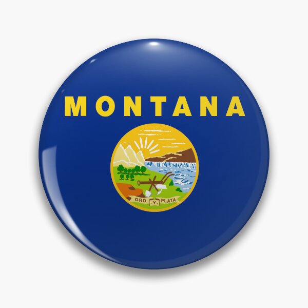 Item preview, Montana Circle Flag MT designed and sold by shitpostee.