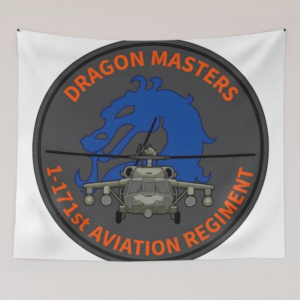 Item preview, 1st Battalion, 171st Aviation Regiment "Dragon Masters" Color Insignia designed and sold by CharlieDesings.