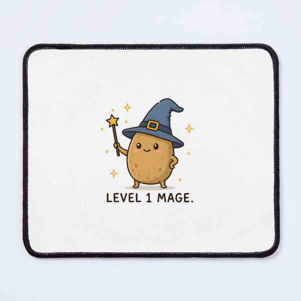 Item preview, Level 1 Mage Potato designed and sold by Drofted.