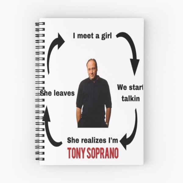 Item preview, “I Meet a Girl… She Realizes I’m Tony Soprano” Graphic Tee designed and sold by UsIsWhatYouNeed.