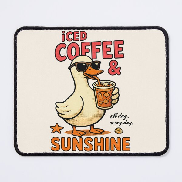 Item preview, Funny Summer Goose Iced Coffee And Sunshine All Day Every Day designed and sold by legendaryskins.