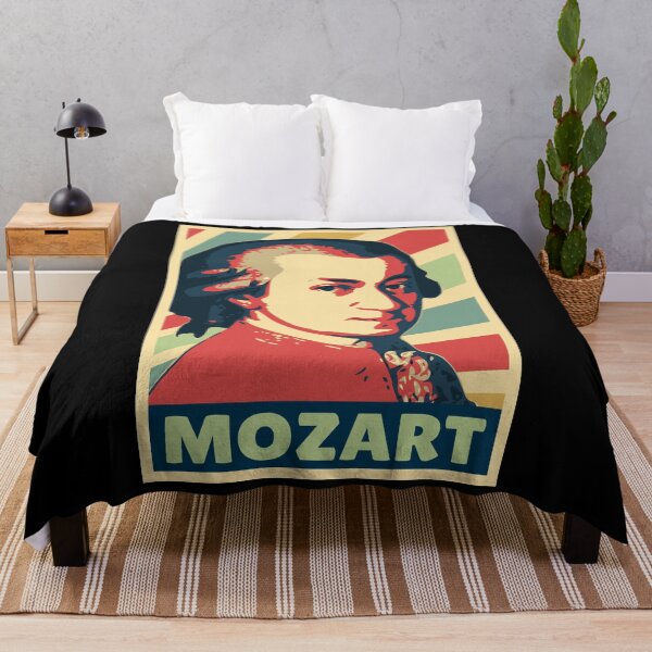 Item preview, Wolfgang Amadeus Mozart Pop Art Composer Portrait designed and sold by marke770.