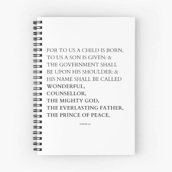 Item preview, Isaiah 9:6 designed and sold by Undonemadenew.