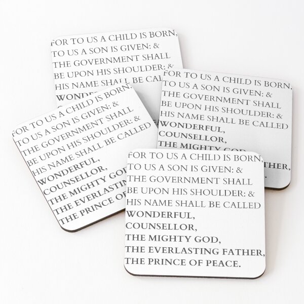 Item preview, Isaías 9: 6 designed and sold by Undonemadenew.