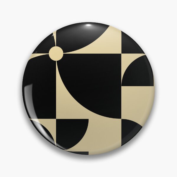 Item preview, Mid Century black floral Design E9 designed and sold by StefanStudioArt.