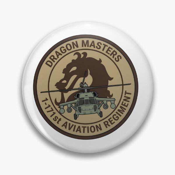 Item preview, 1st Battalion, 171st Aviation Regiment "Dragon Masters" Desert OCP Insignia designed and sold by CharlieDesings.