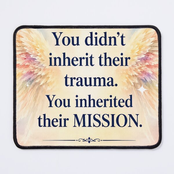 Item preview, You Didn't Inherit Their Trauma Their Mission Art designed and sold by AngelLighthouse.