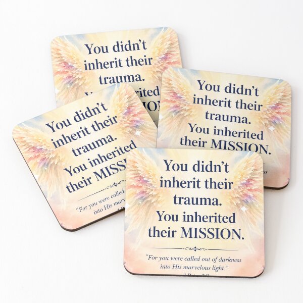Item preview, You Didn't Inherit Their Trauma Their Mission Art designed and sold by AngelLighthouse.