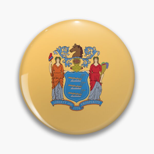 Item preview, New Jersey Circle Flag NJ designed and sold by shitpostee.