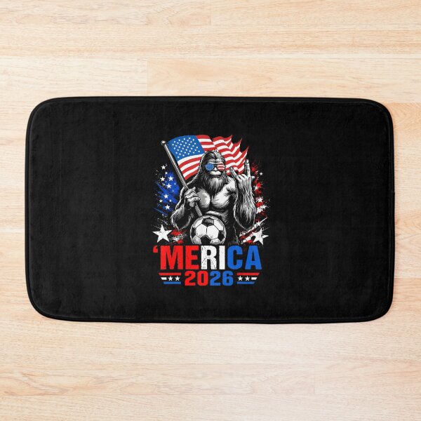 Item preview, Merica 2026 Patriotic Soccer Bigfoot American Flag Sasquatch designed and sold by nojany.