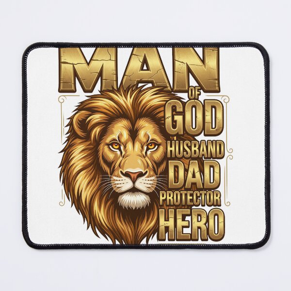 Item preview, Man of God Lion PNG, Father Husband Dad Protector Hero Design Digital Download designed and sold by ZEXEFY.