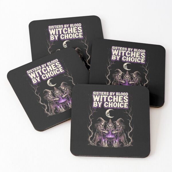 Item preview, Sisters by Blood Witches by Choice, Coven Cauldron Horror designed and sold by CryptReel.