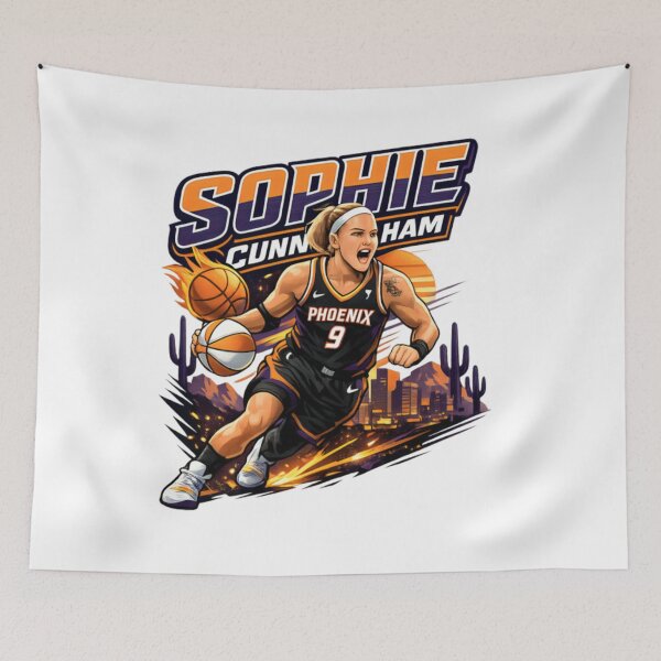 Item preview, Sophie Cunningham Basketball Warrior Phoenix Fan Art designed and sold by CatLovers Studio.
