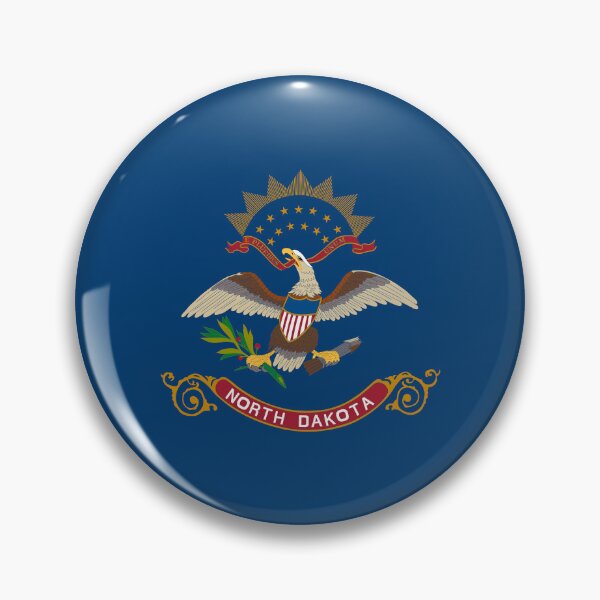 Item preview, North Dakota Circle Flag ND designed and sold by shitpostee.