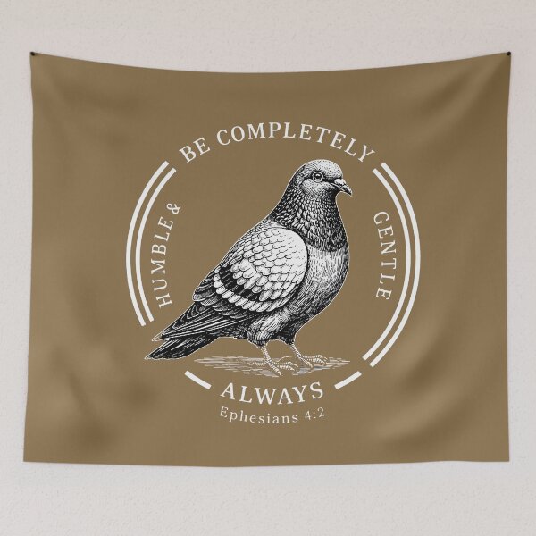 Item preview, Humble and Gentle Pigeon Christian Design designed and sold by azule1.