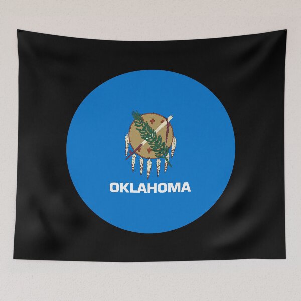 Item preview, Oklahoma Circle Flag OK designed and sold by shitpostee.