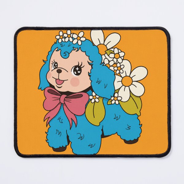 Item preview, Cute Blue Poodle with Daisy Flowers designed and sold by minbadesign.