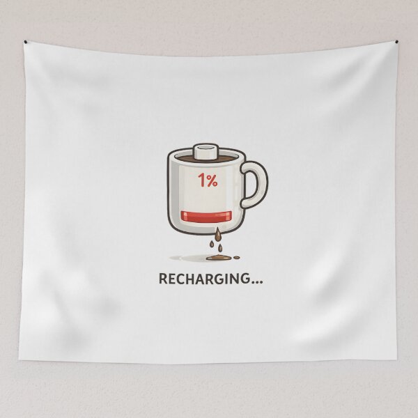 Item preview, Recharging Coffee Battery Mug designed and sold by Drofted.