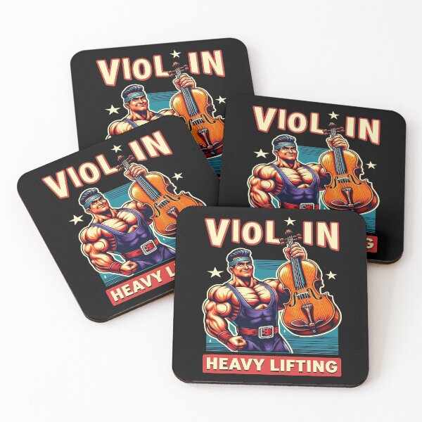 Item preview, Violin Heavy Lifting - Violin Quotes designed and sold by Art-Arcade6.