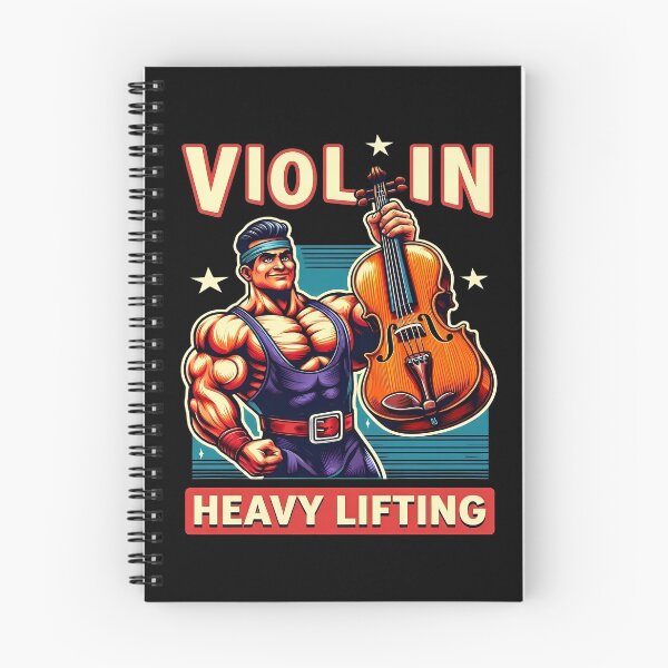 Item preview, Violin Heavy Lifting - Violin Quotes designed and sold by Art-Arcade6.