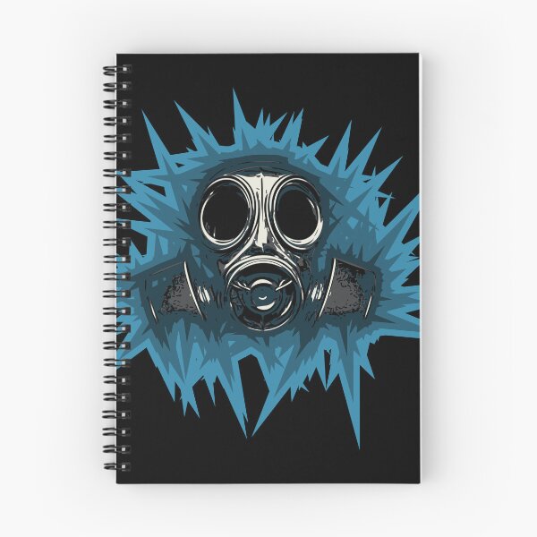 Item preview, Gasmask with spikey background designed and sold by BRU Design.