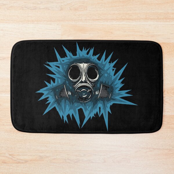 Item preview, Gasmask with spikey background designed and sold by BRU Design.