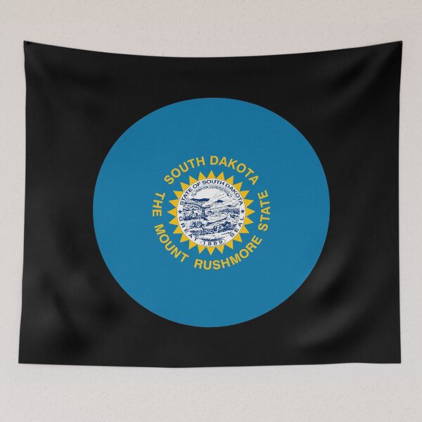 Item preview, South Dakota Circle Flag SD designed and sold by shitpostee.