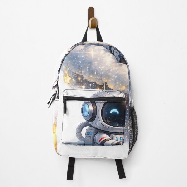 Item preview, Astronaut Fishing Stars | Whimsical Space Graphic Design designed and sold by VasiArtLab.