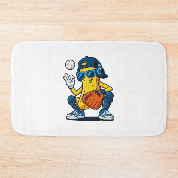 Item preview, Cool Banana Baseball Player Funny Sports Cartoon Fruit designed and sold by nojany.