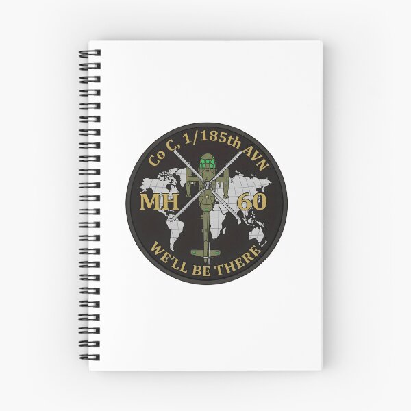 Item preview, Company C, 1st Battalion, 185th Aviation Regiment "MH-60" Emblem designed and sold by CharlieDesings.
