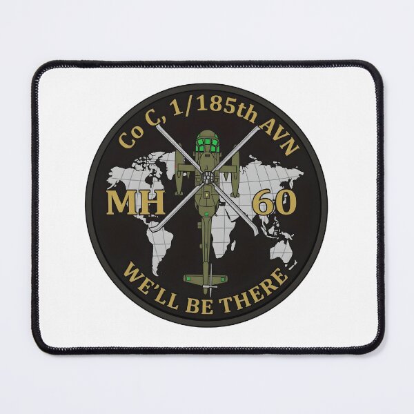 Item preview, Company C, 1st Battalion, 185th Aviation Regiment "MH-60" Emblem designed and sold by CharlieDesings.