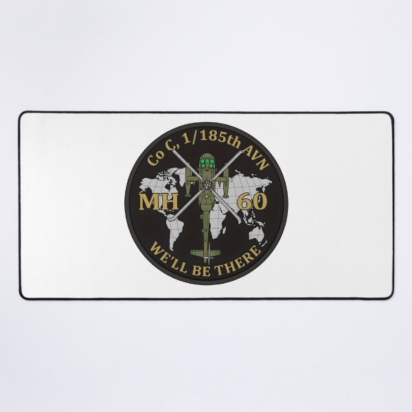 Item preview, Company C, 1st Battalion, 185th Aviation Regiment "MH-60" Emblem designed and sold by CharlieDesings.