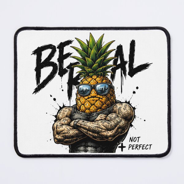 Item preview, Tough Pineapple Graffiti Style Art Print designed and sold by RedPixelPlus.